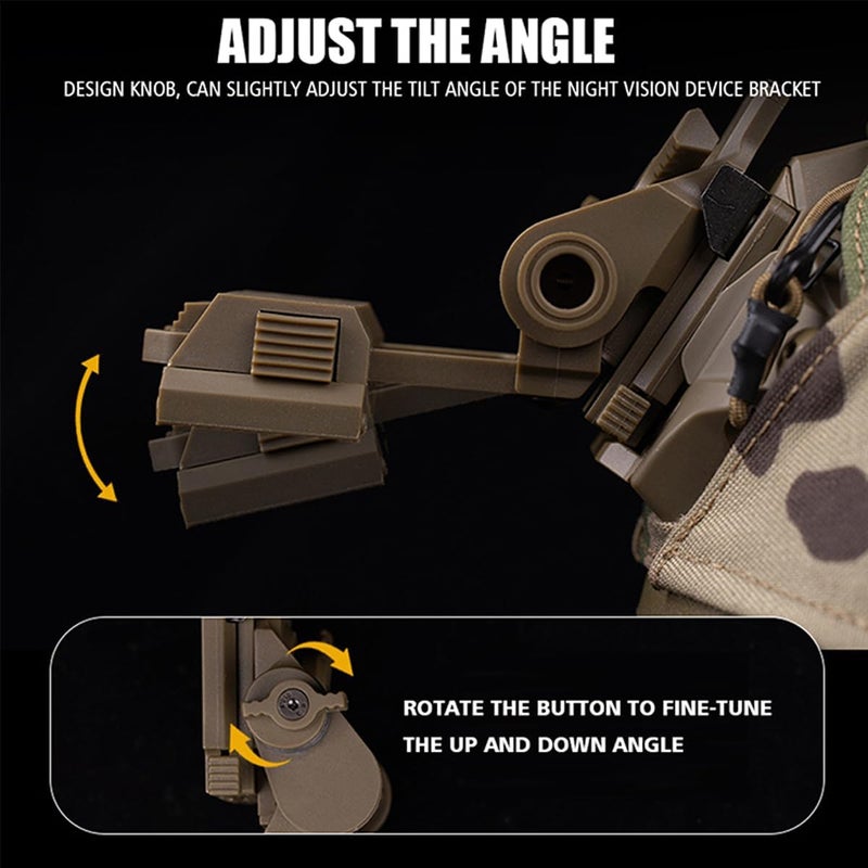 AZB Tactical Helmet Night Vision Goggles Mount L4G24 NVG Mount for PVS 15/18 GPNVG18 - Image 4